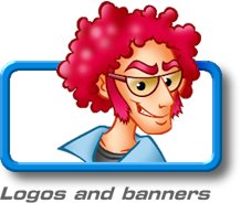 Logos and banners