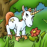A cute unicorn
