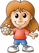 A cute handball player (avatar)